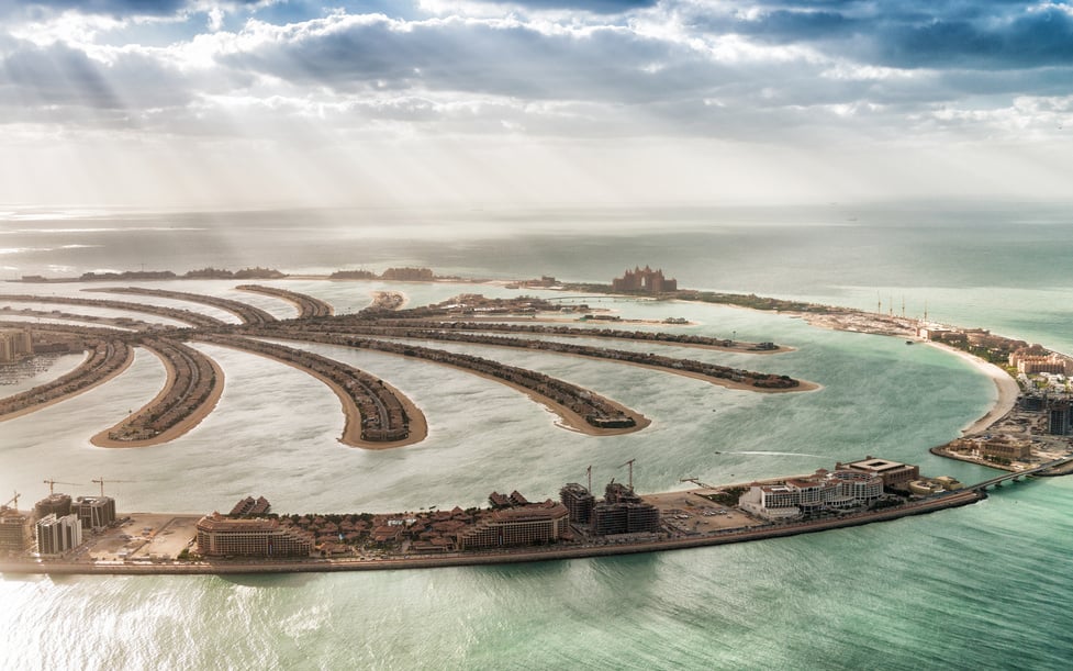 Dubai Palm Jumeirah Island